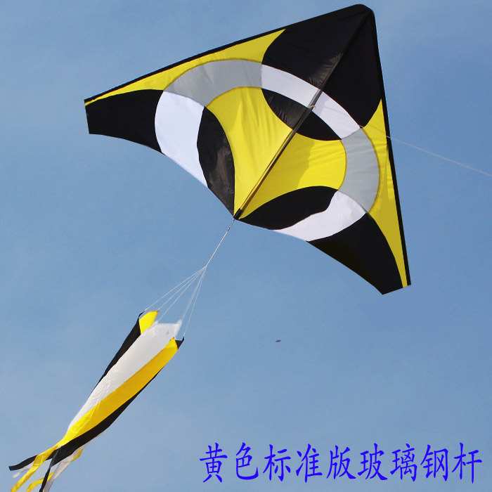 triangle kite Breeze Nasty easily fly Spiral turn tail Weifang kite New Frisbee Windin the Sports/Yoga/Fitness/Fans supplies , Shuttlecock/Diabolo/Folk movement , Kite , Kite  category - from Buy2taobao.com to provide professional Taobao agent buy service
