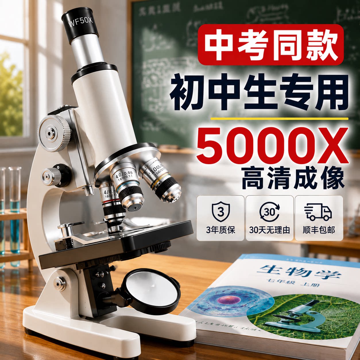 【可看细菌】显微镜中小学生专用图片