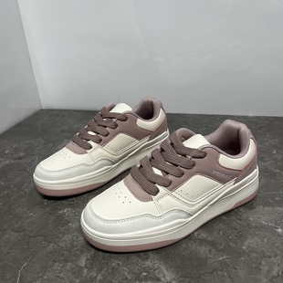 出欧洲女士学生休闲鞋秋季雨季防水厚底增高运动鞋百搭学生潮流