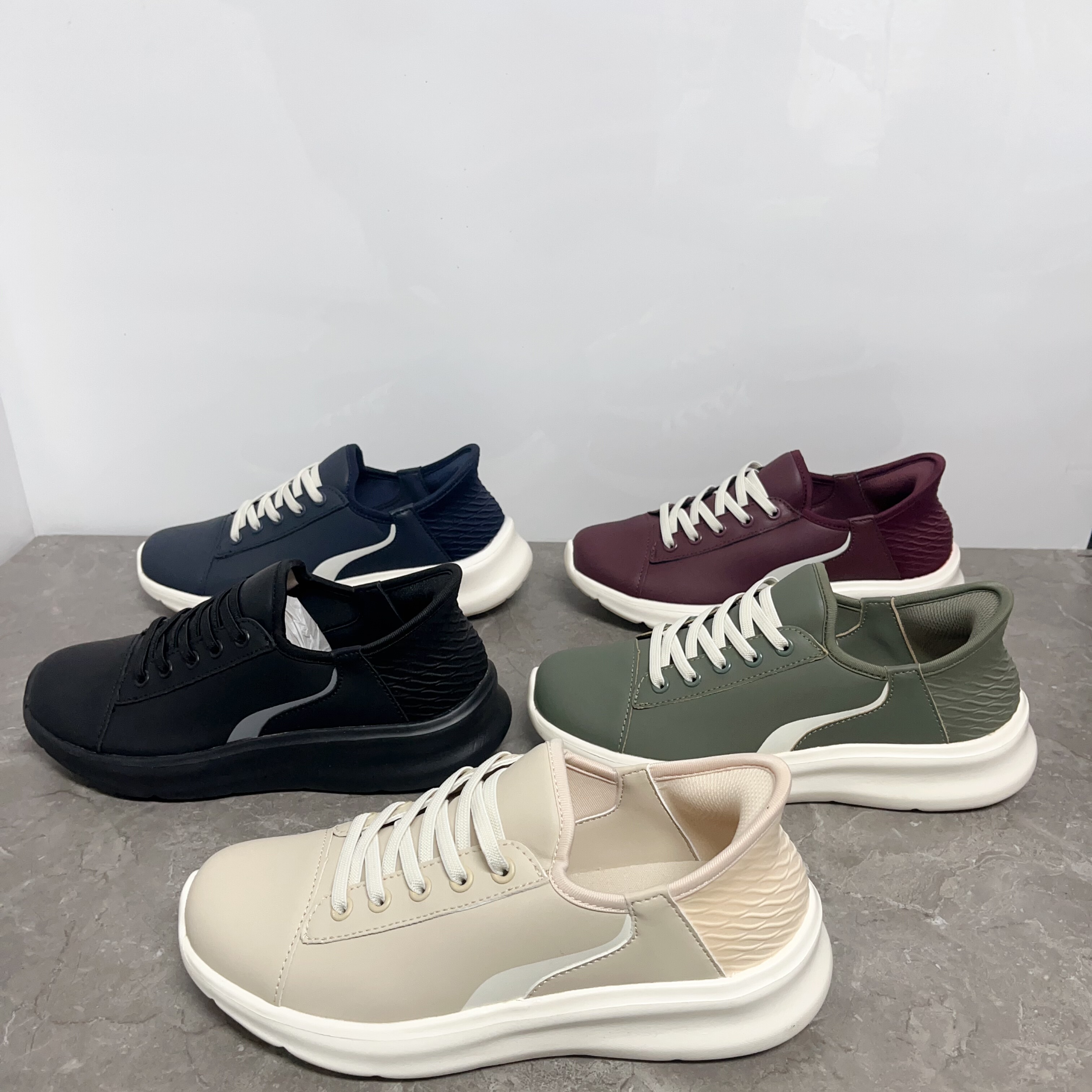 新款3E宽楦外贸男女情侣休闲鞋