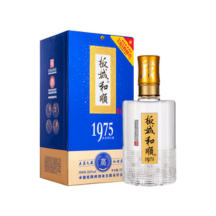 板城 和顺1975浓香型白酒33.8度330ml粮食酿造