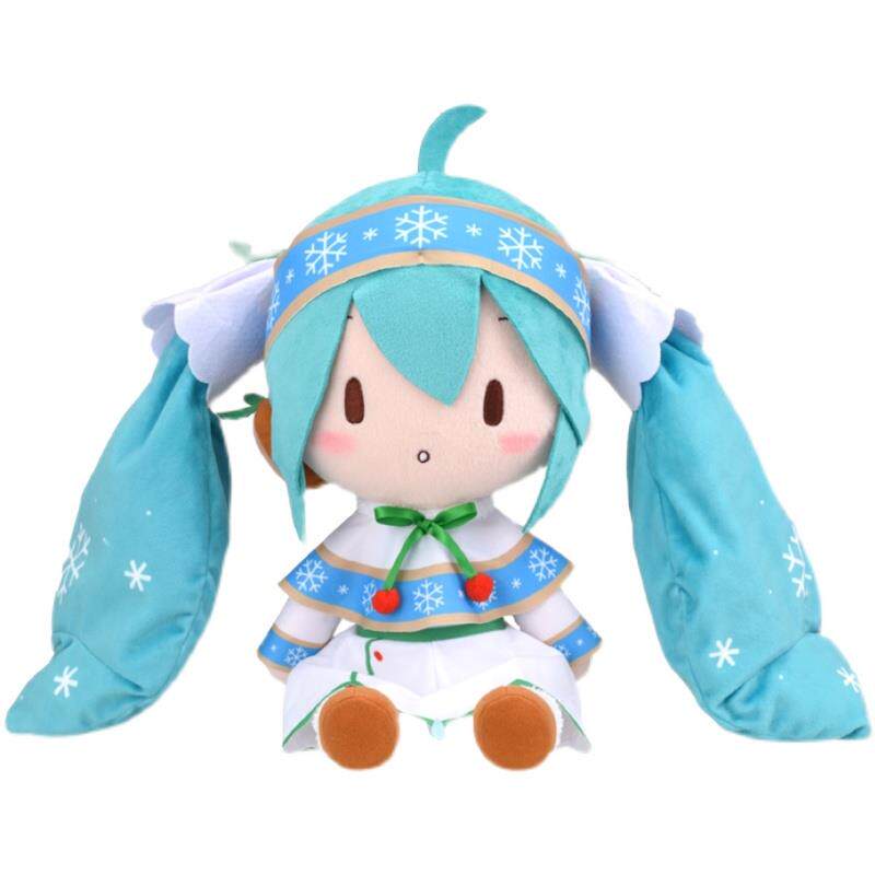 现货世嘉sega初音fufu毛绒雪未来圣诞蝴蝶结白无垢合集