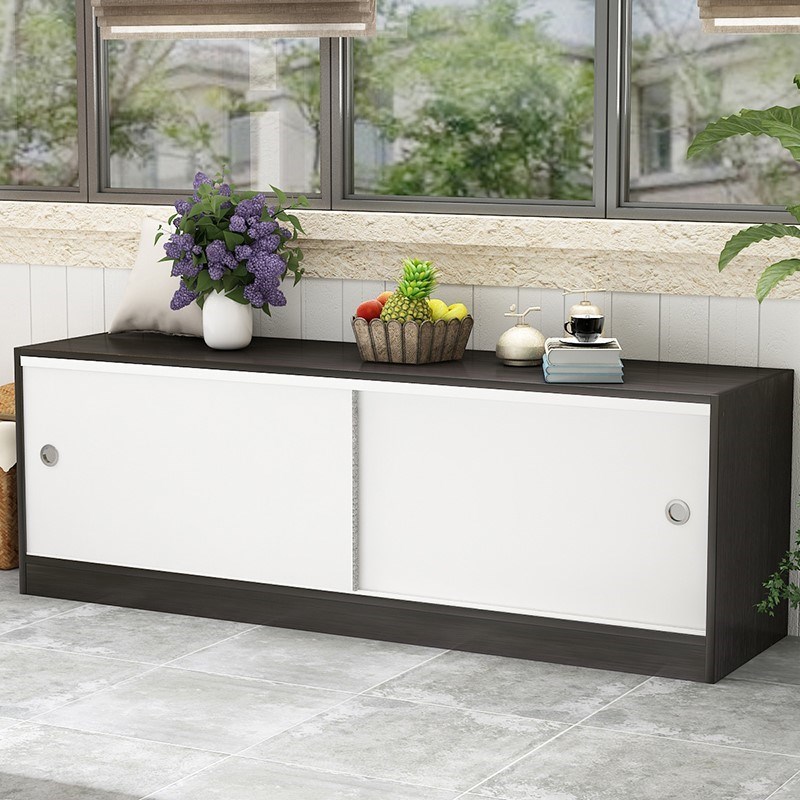 炕柜家具农村放棉被东北榻榻米老式简易木质一体飘窗柜可睡储物柜