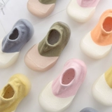 Детские нескользящие кроссовки для раннего возраста, зимние гетры, 10 мес., мягкая подошва, осенние