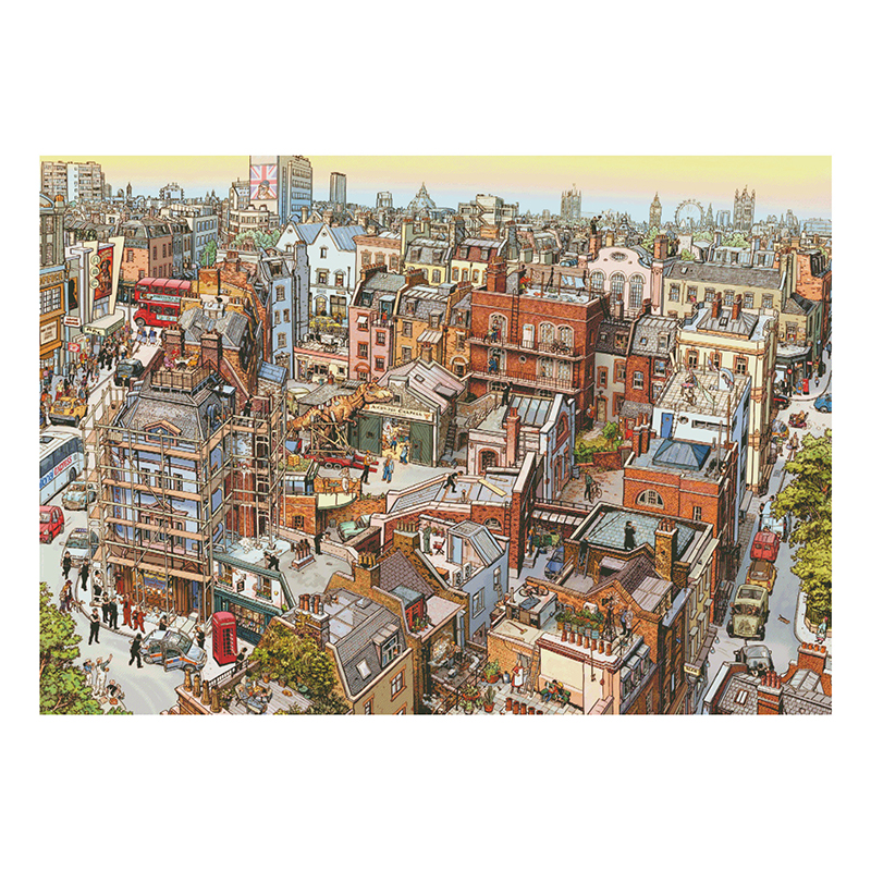 喜爱十字绣 Enjoy249-神探夏洛克运河  十字绣套件 DMC线 E线