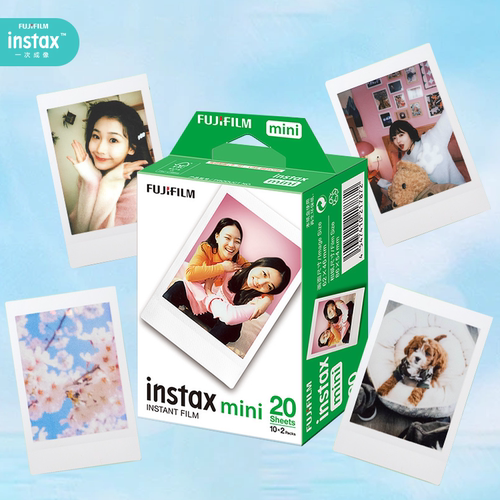富士instax拍立得相纸mini拍立得相机通用花边相纸白边双包相纸
