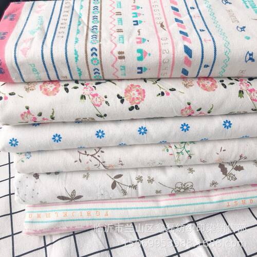 厂家直供-51/40涤棉帆布印花、桌布、箱包布、抱枕、围裙布