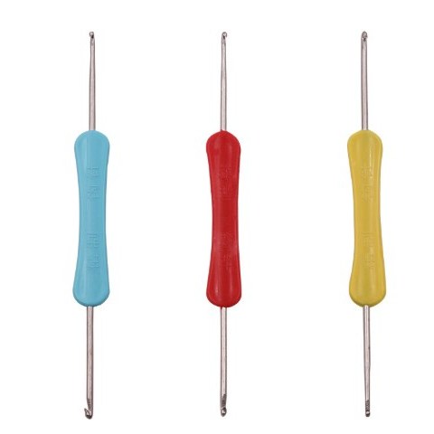 双头钩针毛衣针粗细小勾针手工diy玩偶包包编织工具帽子拖鞋钩针