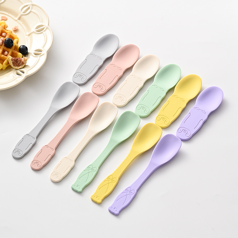 韩国硅胶儿童创意可爱防摔雪糕勺