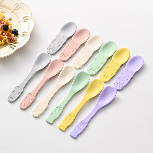 韩国硅胶儿童创意可爱防摔雪糕勺