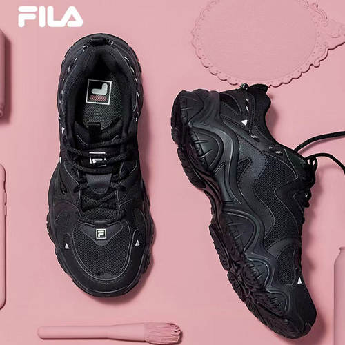 FILA 斐乐猫爪4代男女鞋5代2025秋季透气复古厚底休闲运动老爹鞋