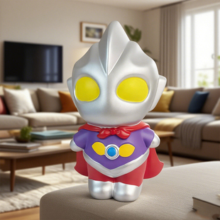 奥特存钱罐可存可取儿童房间客厅桌面摆件男女孩生日礼物卡通创意