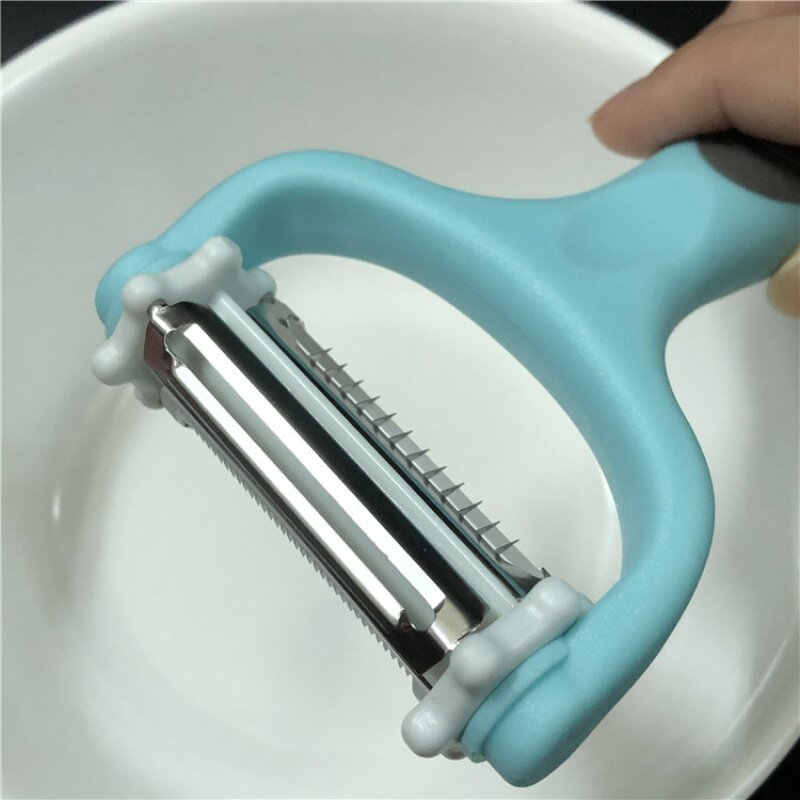 包邮 多功能削皮器厨房果瓜去皮刀土豆水果刨皮器旋转刨萝卜丝刨