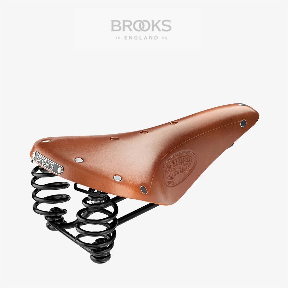 英国Brooks Champion Flyer钢钉弹簧版B17复古自行车坐垫车座坐包