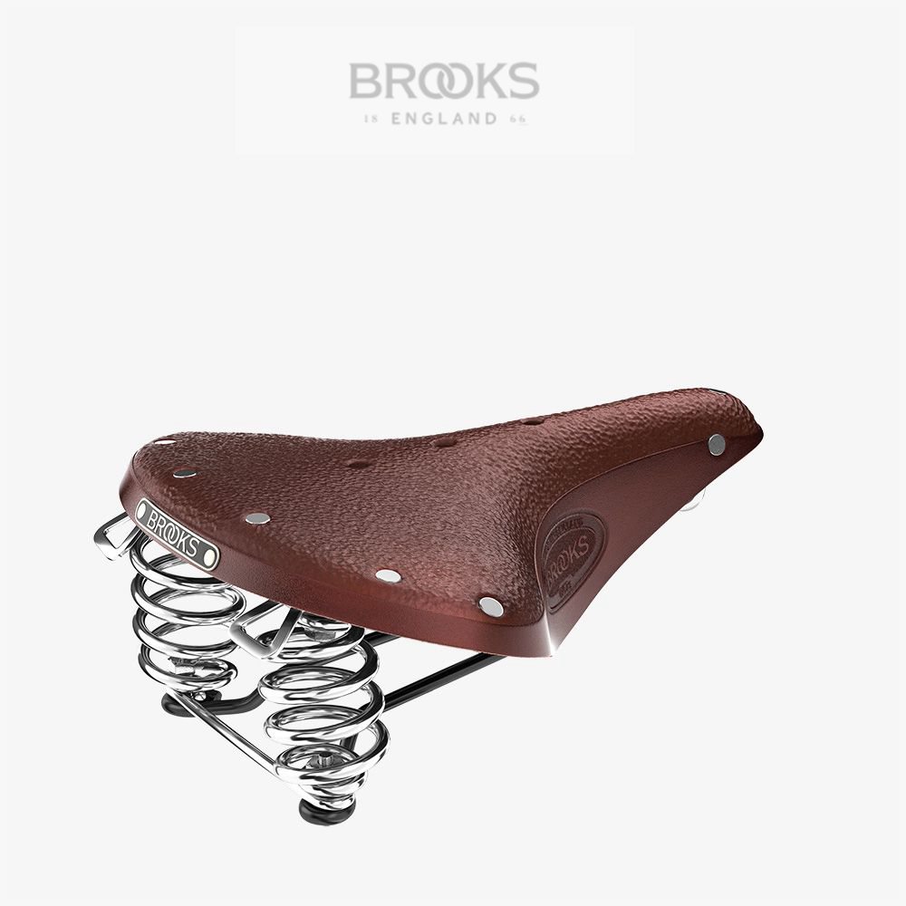 英国Brooks B66S荔枝纹钢钉弹簧版复古自行车坐垫车座坐包