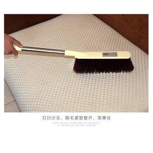 不锈钢扫床刷子加长卧室长把除尘软毛床扫家用沙发防静电清洁床刷