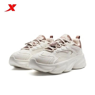 特步女鞋二棉鞋蛋卷鞋运动鞋