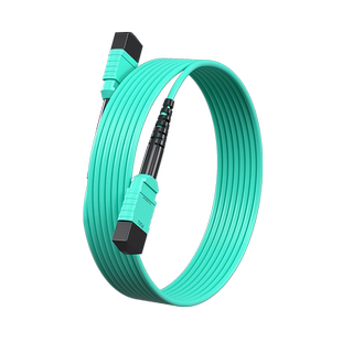 倾威 MPO光纤跳线OM3/OM4万兆多模光纤线8芯12芯24芯MPO-MTP集束光缆尾纤40G光模块100Gmpo-LC多模跳纤