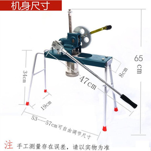 手动饸烙压面机河洛机加厚河洛面条机 新款 家用不锈钢饸饹床子