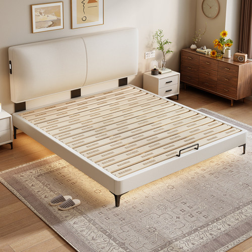 【纯实木打造】0甲醛0异味静音床