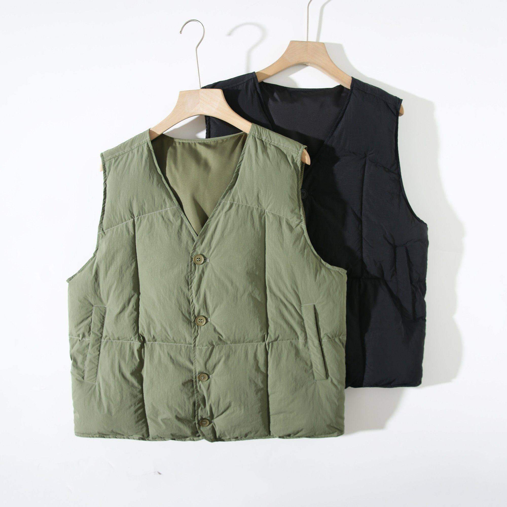 日系复古V领空气棉加厚马甲男女款宽松时尚保暖无袖背心户外马甲,男装,常规马甲,淘宝优惠券,粉丝福利购,淘宝优惠卷