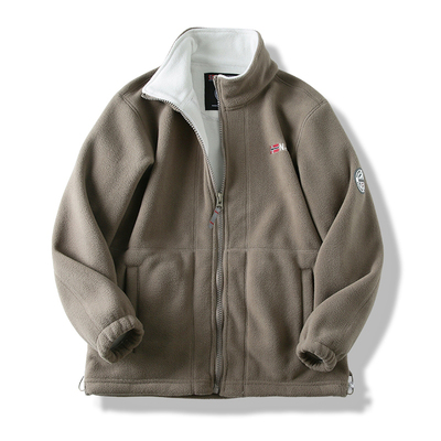 春秋冬宽松百搭加绒保暖夹克