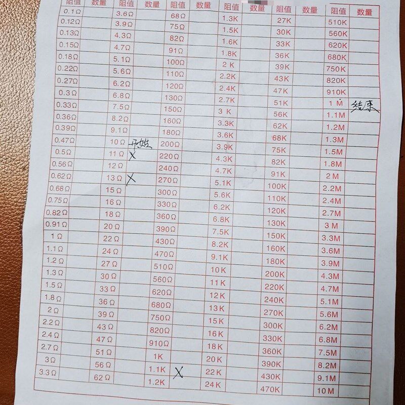 金属膜电阻3W本体6*17体积100R 10Rx 100K 120R 180K 300K 1K 4.7