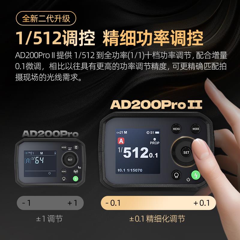 （二代升级）神牛AD200pr