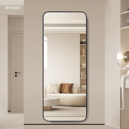【高品质】穿衣镜铝框极简方形