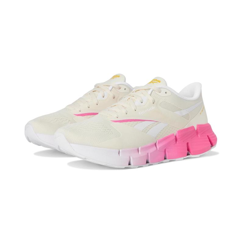 锐步Reebok Zig Dynamica 5奶白色女士时尚舒适耐磨跑步鞋运动鞋