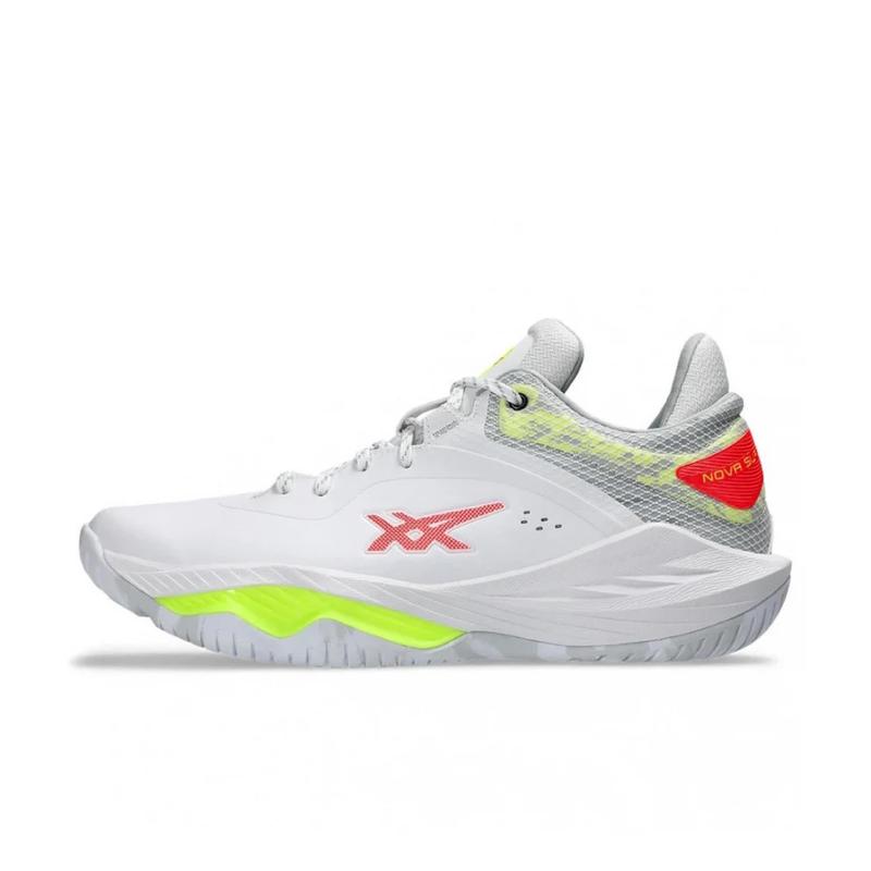 Asics/亚瑟士篮球鞋男子低帮缓震专业跳投训练运动鞋白红配色高弹