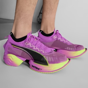 彪馬競(jìng)速跑鞋 Puma NITROFOAM爆發(fā)力PWRPLATE碳板超輕透氣跑馬