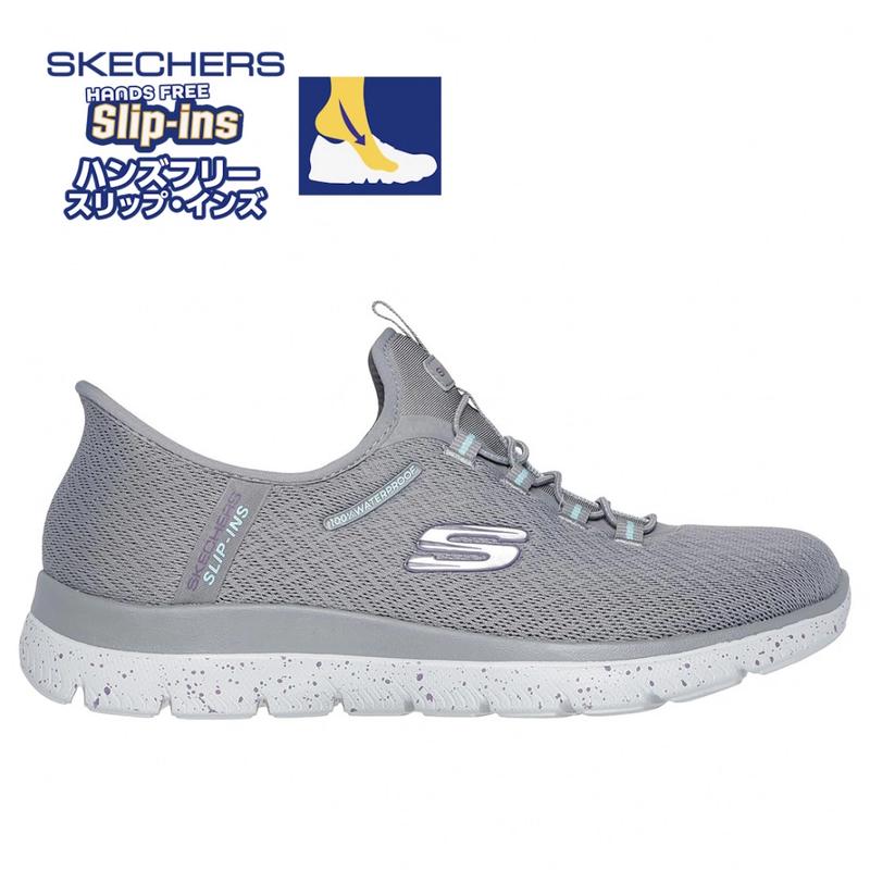 Skechers/斯凯奇女款跑步鞋轻便防水透气宽版Skechers懒人鞋Summi