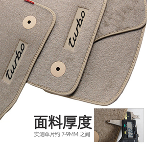 销奔驰C级C200脚垫原车卡扣C260L专用C300C180C230C43C63绒面地毯