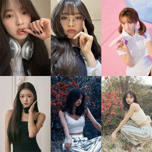 126张OhMyGirl贴纸明星高颜值diy周边美照粉丝应援手机壳贴画