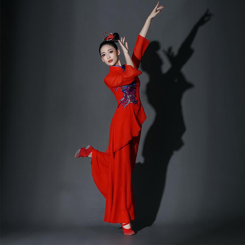韩式秧歌服女2026新款演出服风广场演出套装腰鼓中国打鼓秧歌舞舞