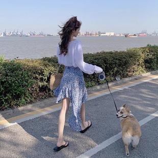 女装 海南三亚旅游穿搭套装 云南拍照衣服超仙沙滩裙海边度假连衣裙