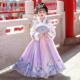 小女孩唐装 汉服女童2024新款 裙子儿童中国风洋装 超仙古装 裙 冬季