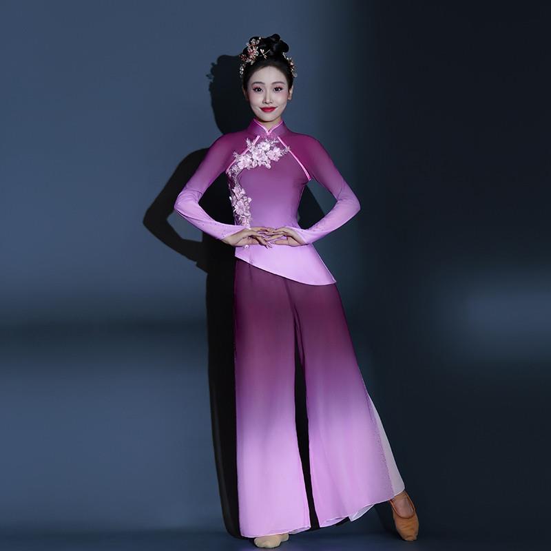韩式胶州秧歌服女套装扇子舞蹈服装中国新款风广场舞打鼓腰鼓队演