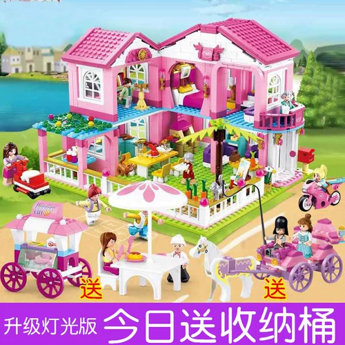 Lego, конструктор, игрушка, замок, головоломка, подходит для подростков, стиль «принцесса», 10 лет