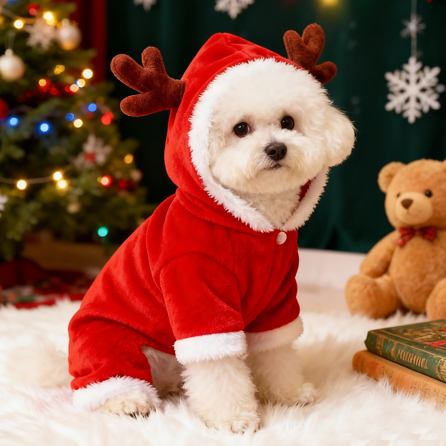 圣诞节宠物服装狗狗衣服猫咪麋鹿四脚衣比熊泰迪博美新年保暖冬装,宠物/宠物食品及用品,狗宠物服装/雨衣,淘宝优惠券,粉丝福利购,淘宝优惠卷