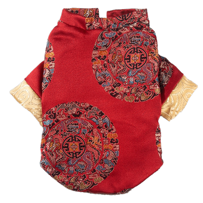 狗狗衣服喜庆新年宠物博美雪纳瑞