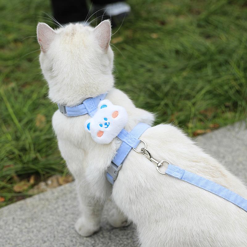 阿莫尔小猫咪防挣脱牵引绳