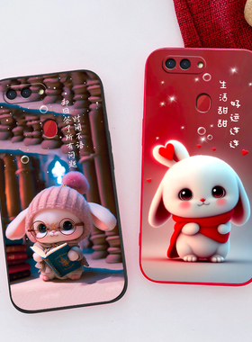 兔年oppor15梦境版手机壳PAAM00新年款全包防摔男女新款网红硅胶