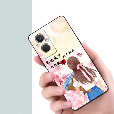 OPPOA96手机壳5g版网红新款oppoa96简约磨砂防摔全包边软壳PFUM10