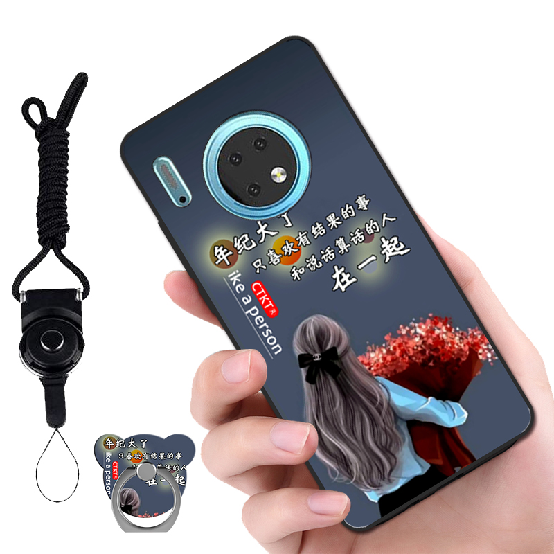 华为mate305g版手机壳男女新款mate30网红全包防摔硅胶软壳