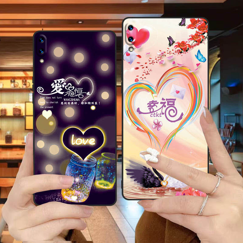 vivox23幻彩版手机壳v1816T全包边防摔硅胶软壳男女网红新款V1816A炫彩磨砂可爱vivox23个性创意