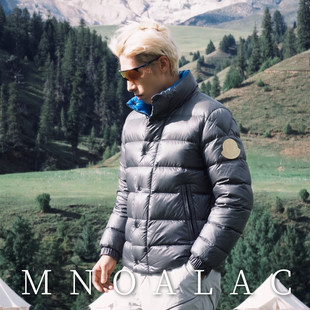 MNOALAC蒙口猫短款羽绒服男款户外立领加厚防寒保暖百搭潮流外套