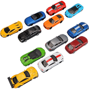 1:64彩珀CCA车模合金小汽车模型仿真兰博基尼跑车男孩玩具车收藏