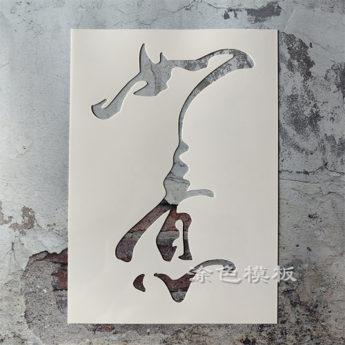 吉祥如意合集 中文字丙烯画肌理画丙烯画DIY镂空画画模板墙绘喷漆